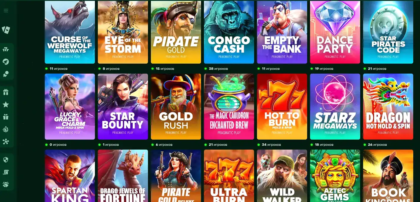 Бонусы и акции казино Матрешка на экране смартфона